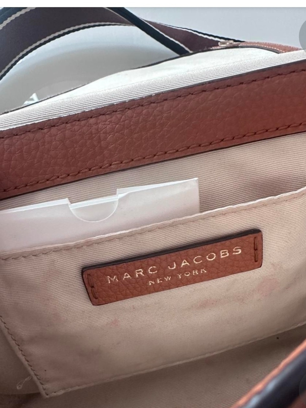 Marc Jacobs Orange Leather Crossbody Bag - Picture 6 of 7